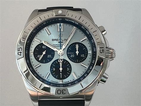 breitling bluetooth watch|breitling ice blue chronomat.